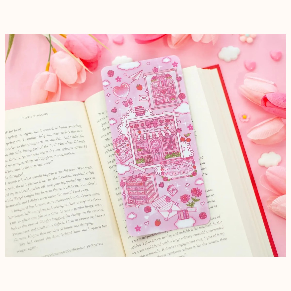 Love Story Reading Log Bookmark view 5