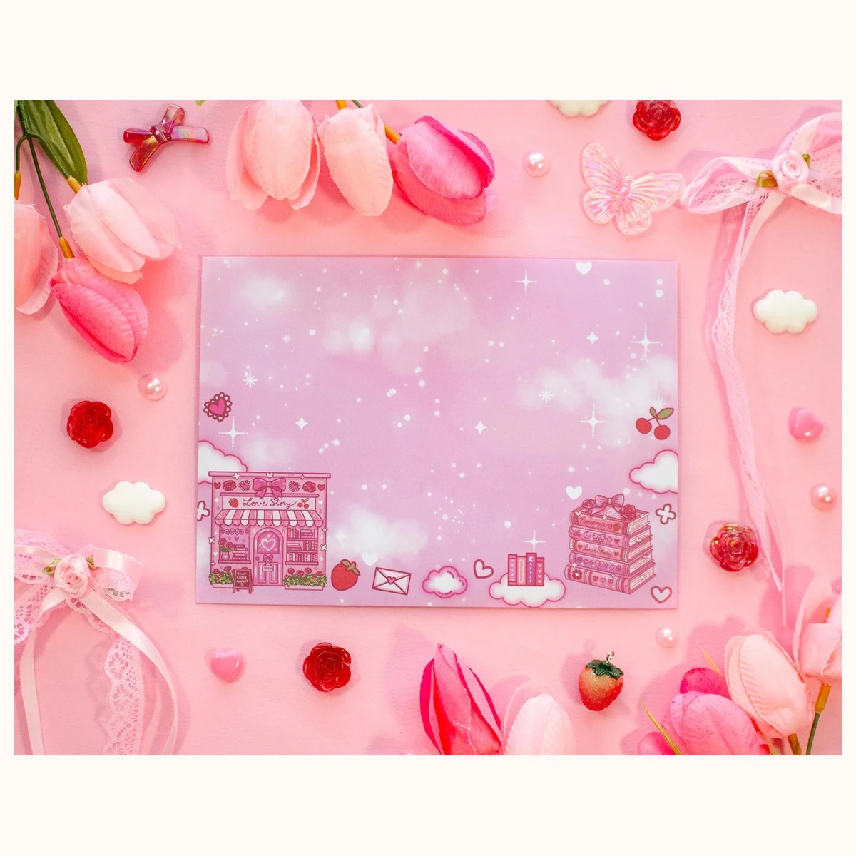 Love Story Envelopes | Stationery Envelope Set view 3