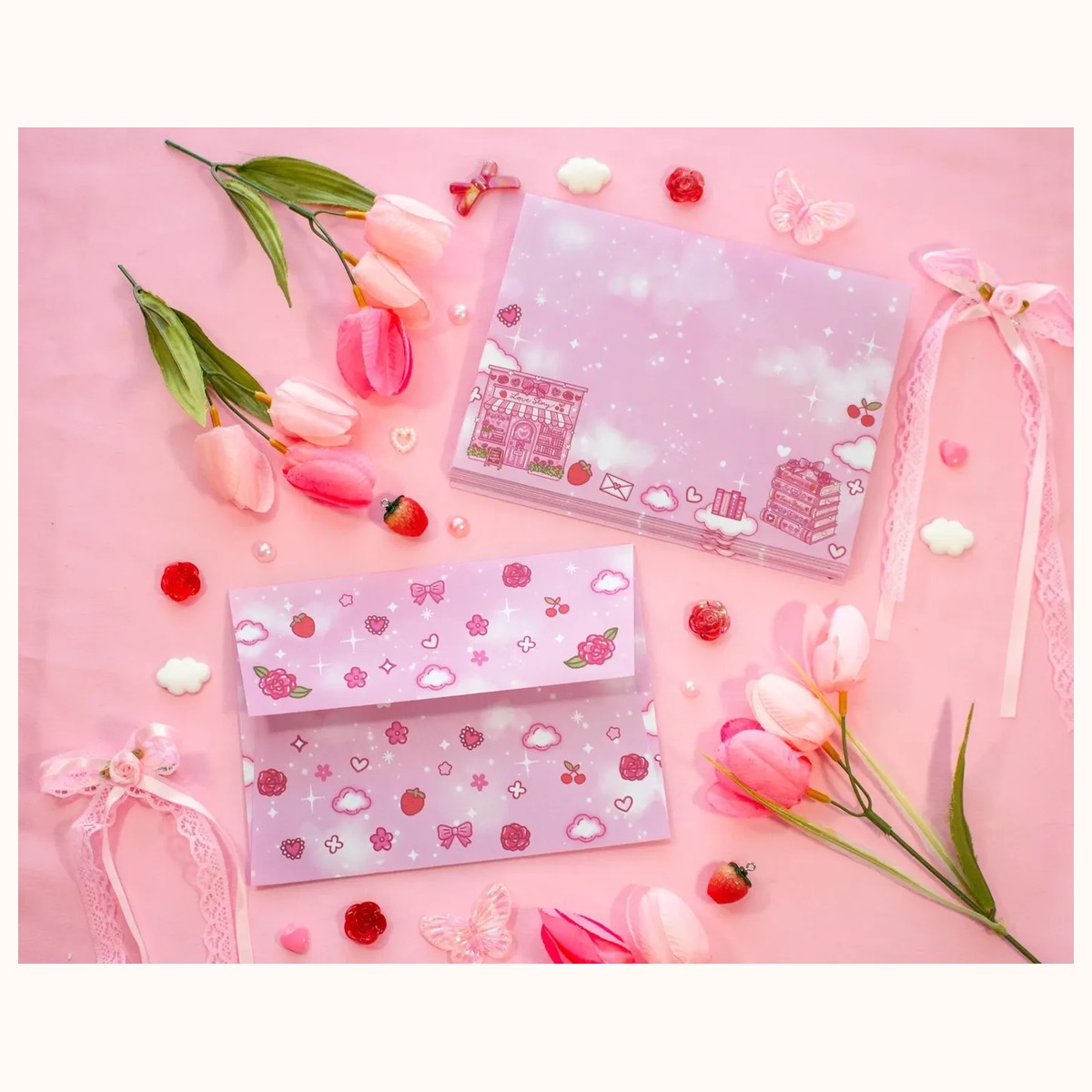 Love Story Envelopes | Stationery Envelope Set view 5