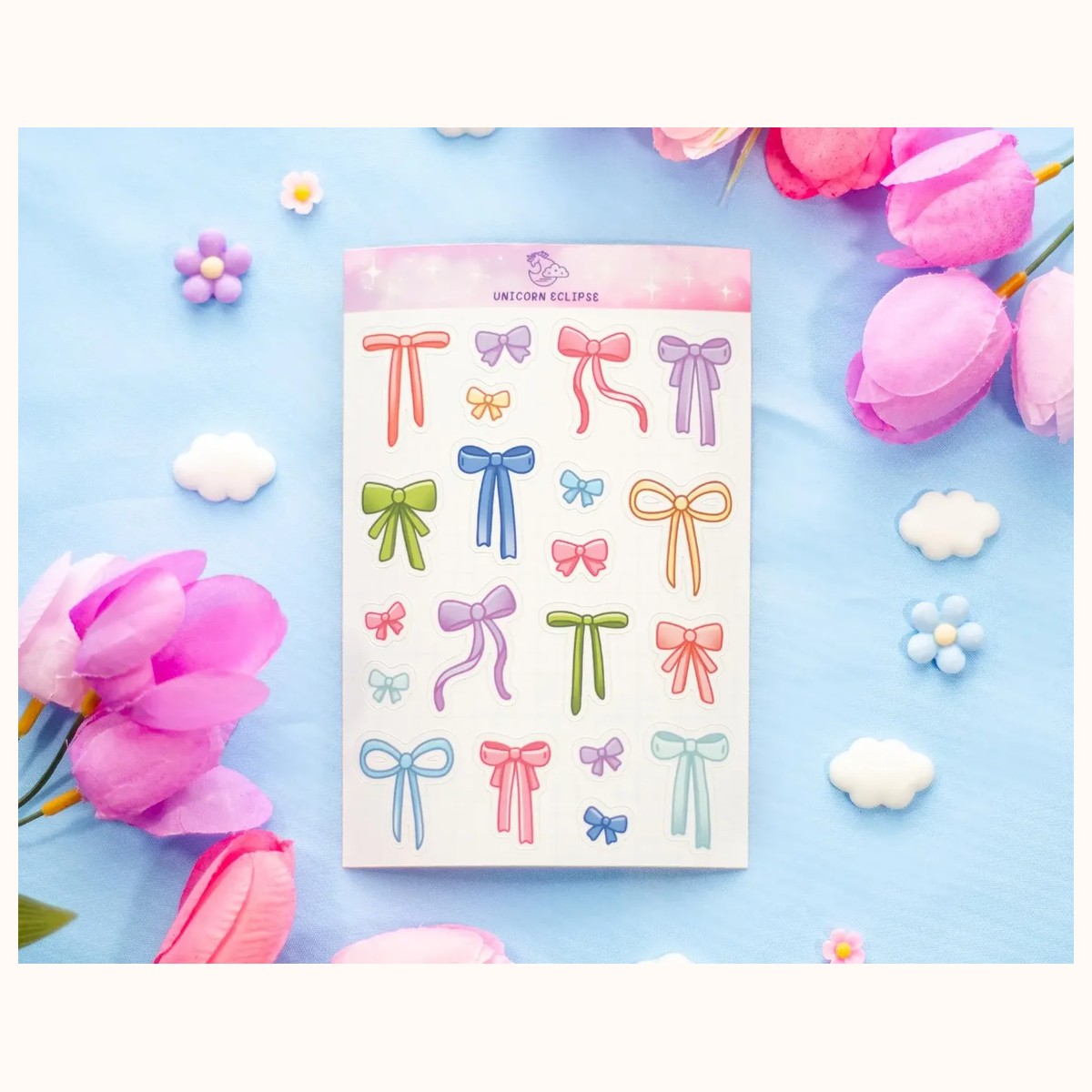Bows Version 2 Sticker Sheet, stickers from Farouk Book Store