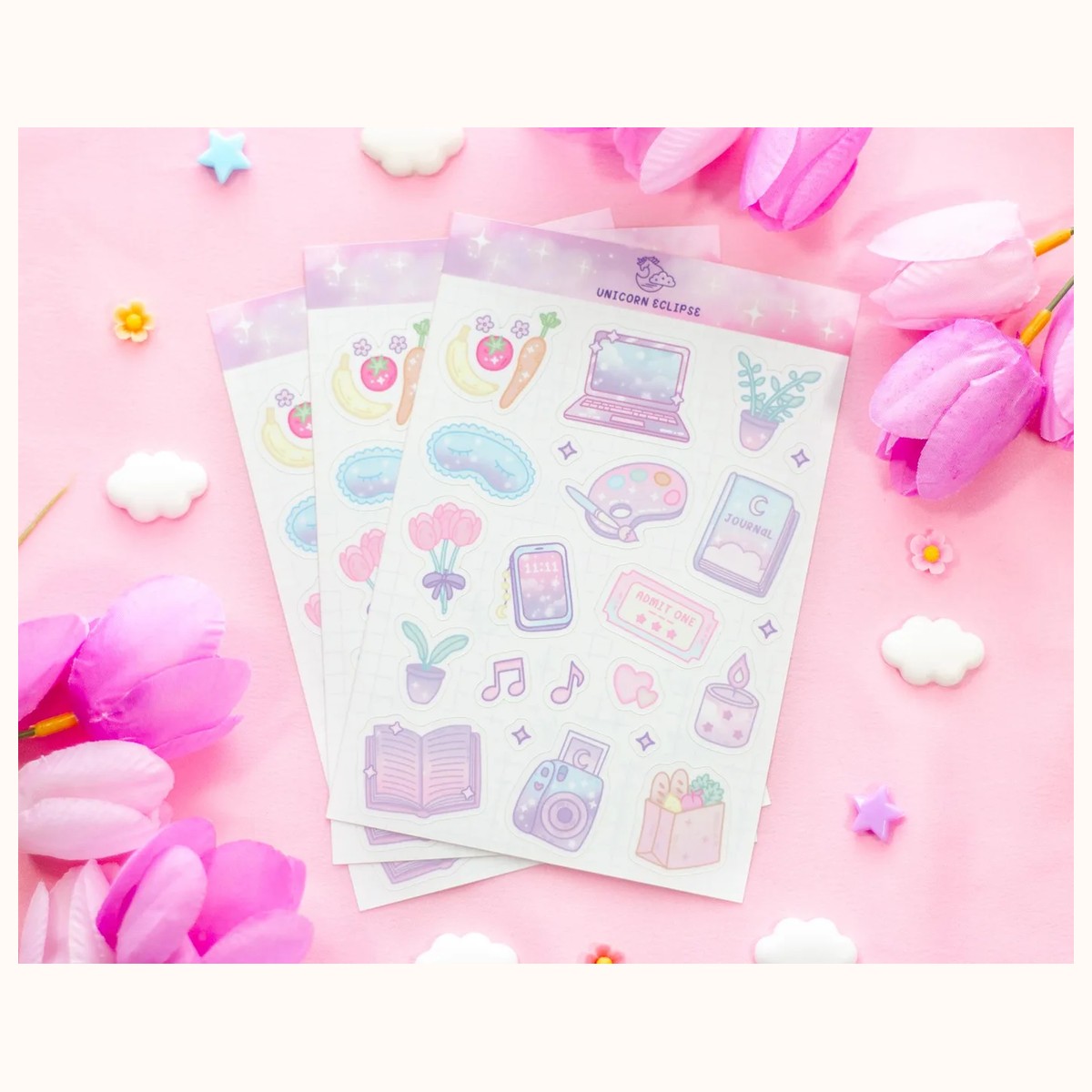 Vision Board Sticker Sheet view 3