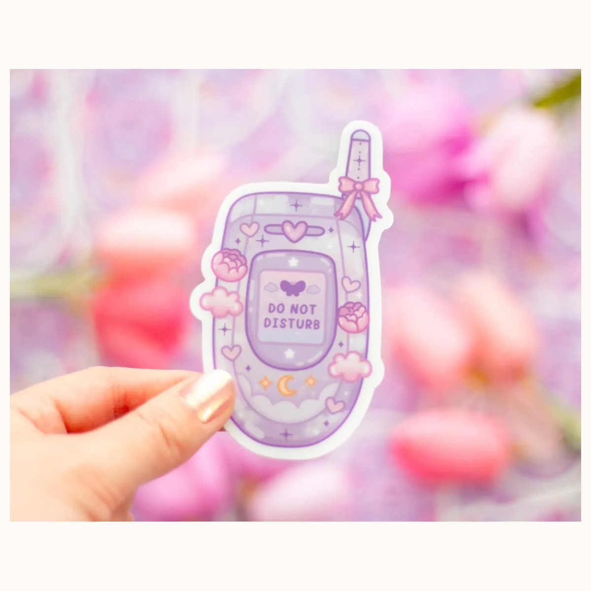 Do Not Disturb Phone Sticker, stickers from Farouk Book Store