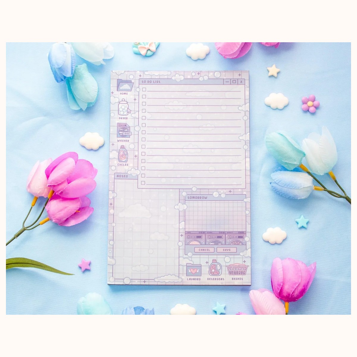 Laundromat Daily Planner Pad by Farouk Book Store