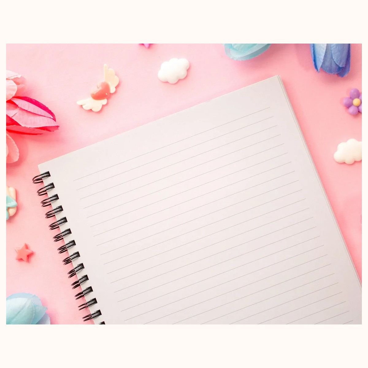 Blooming Records Spiral Lined Notebook (7x9") view 7