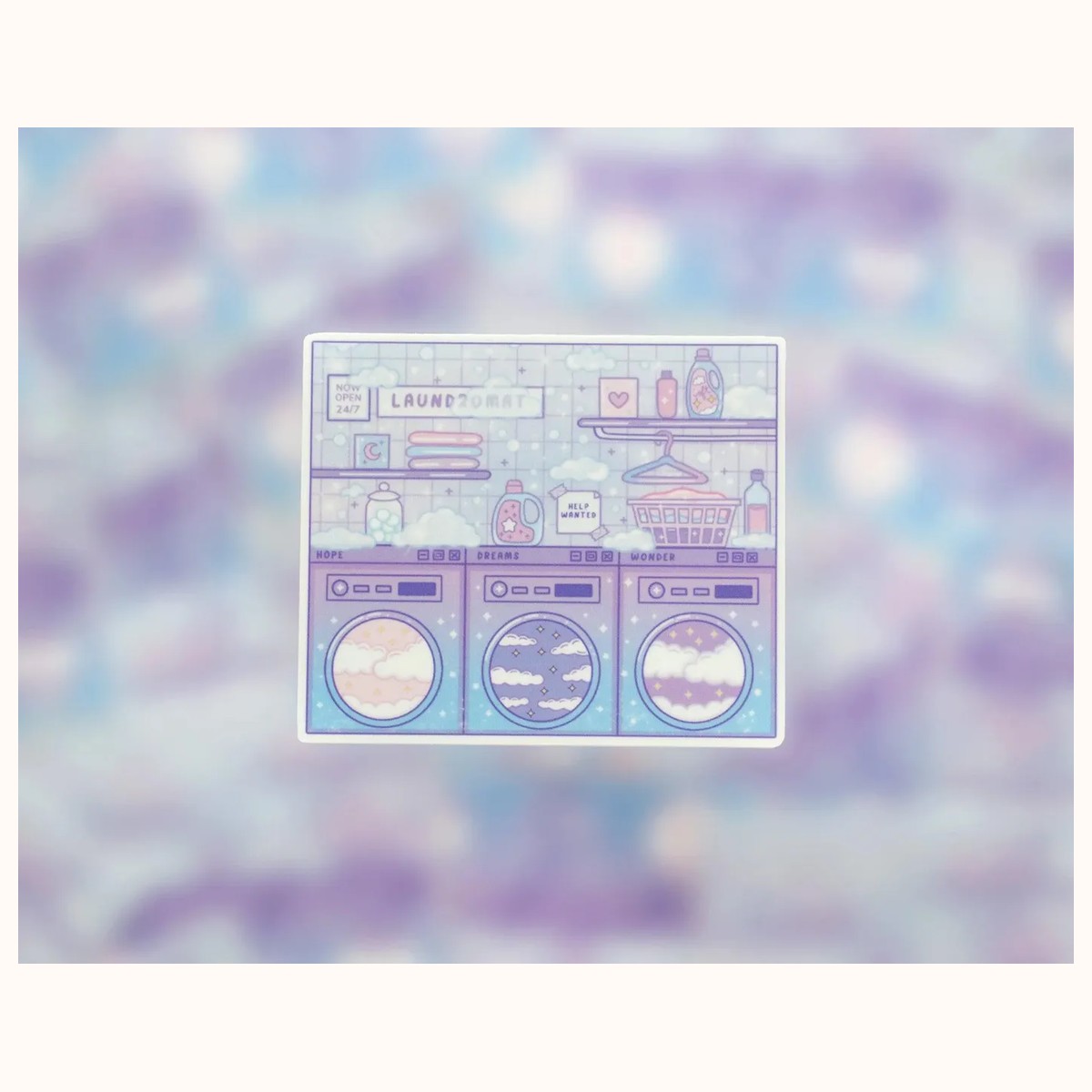 Laundromat Sticker view 2