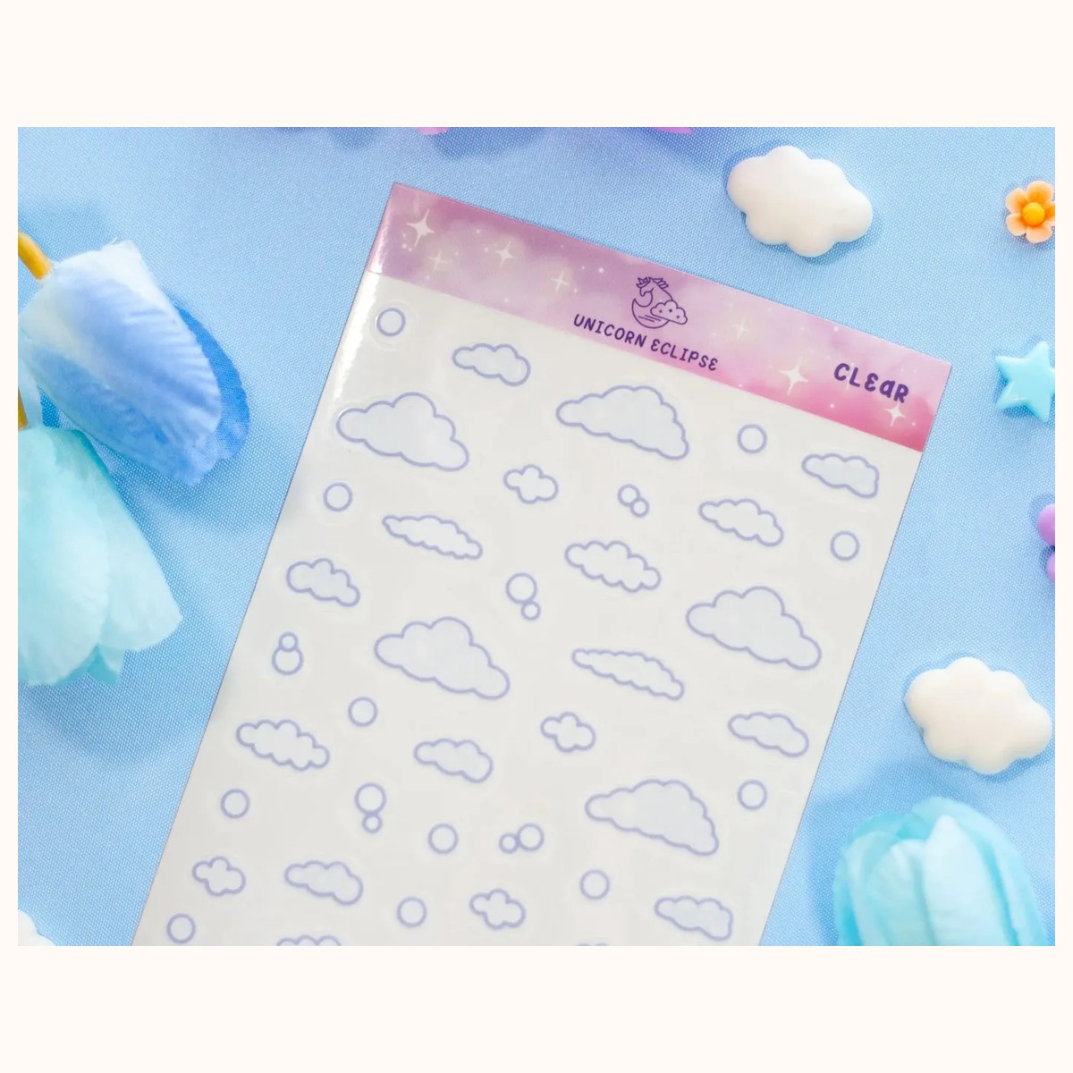Laundromat Clear Deco Sticker Sheet view 2