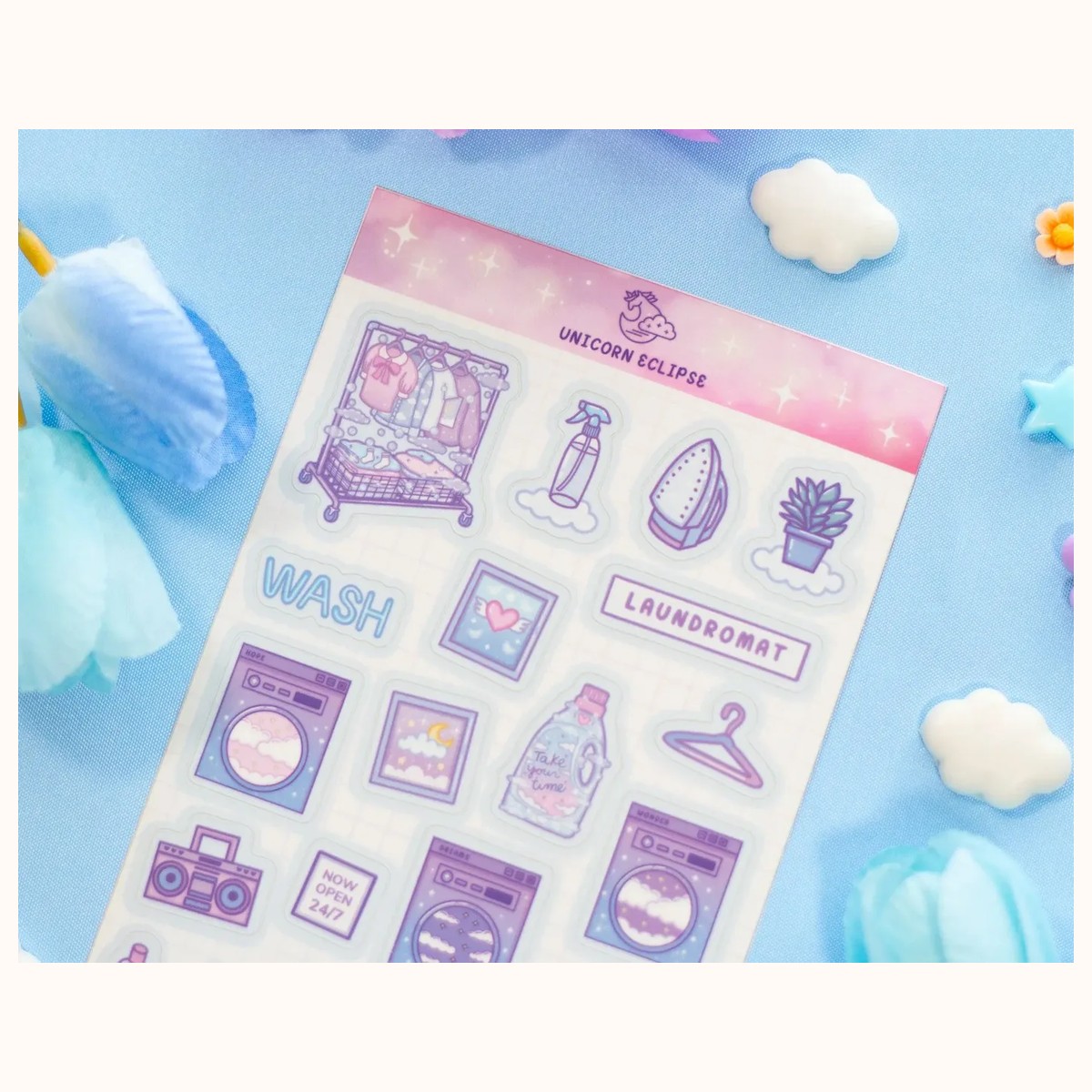 Laundromat Sticker Sheet view 2