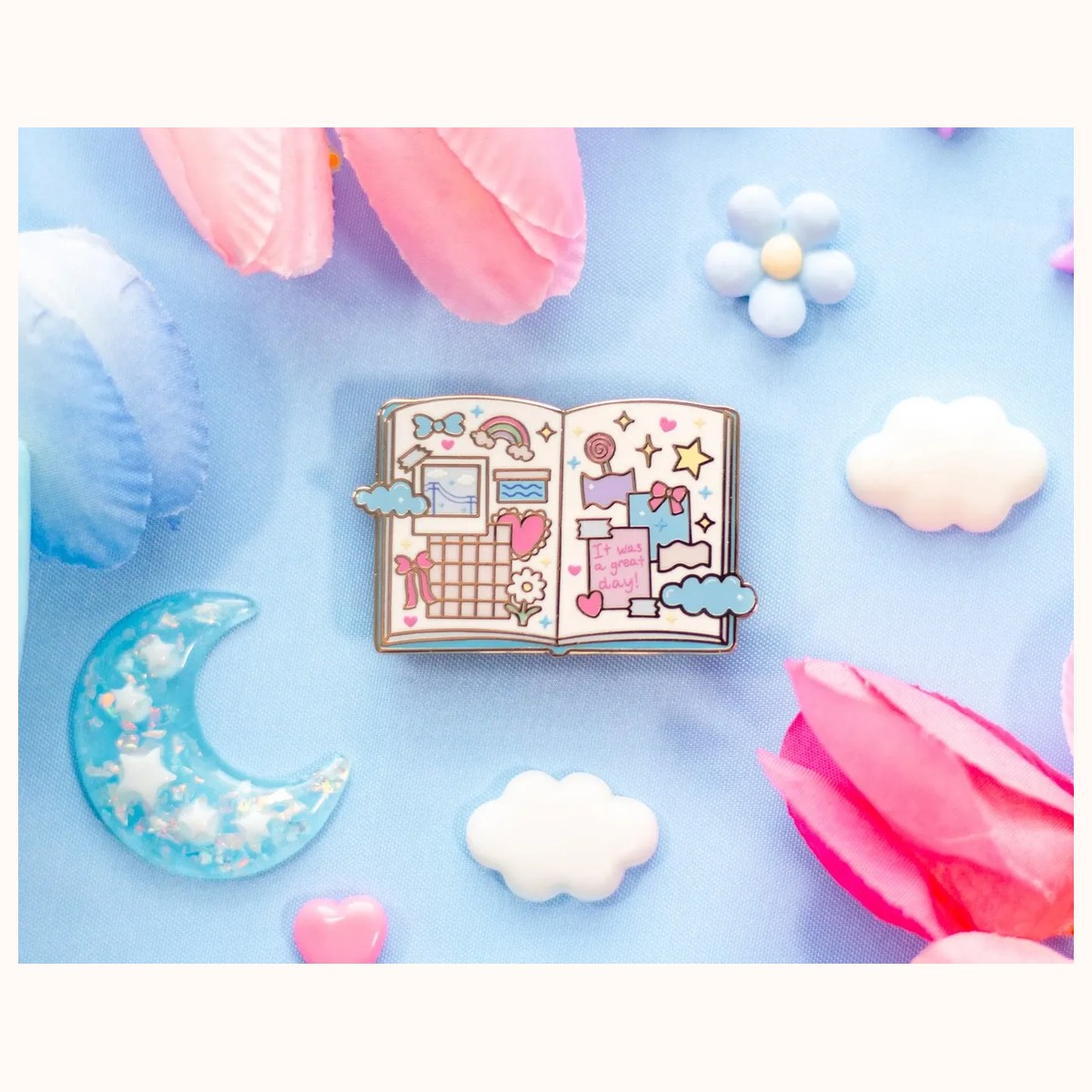 Journal Enamel Pin view 3