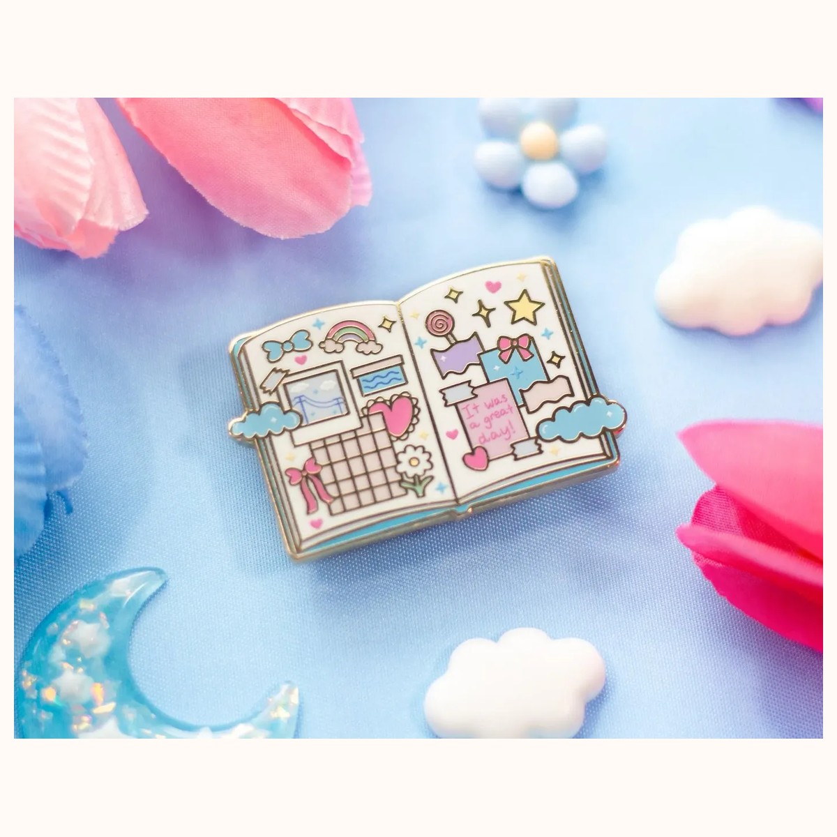 Journal Enamel Pin view 4