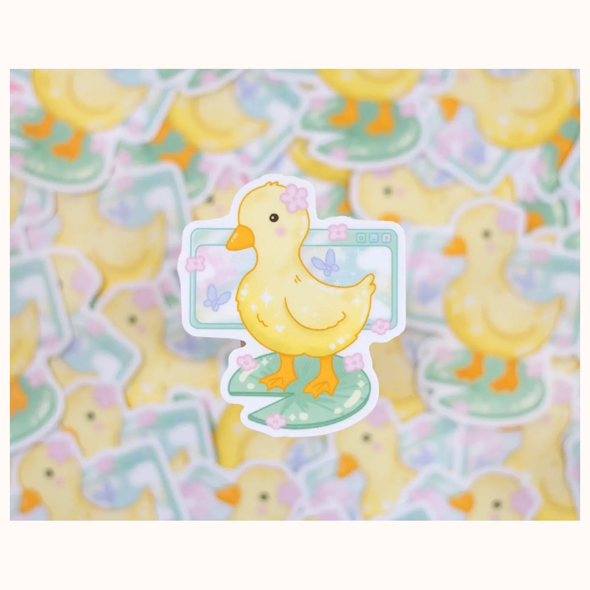 Duck Sticker view 2