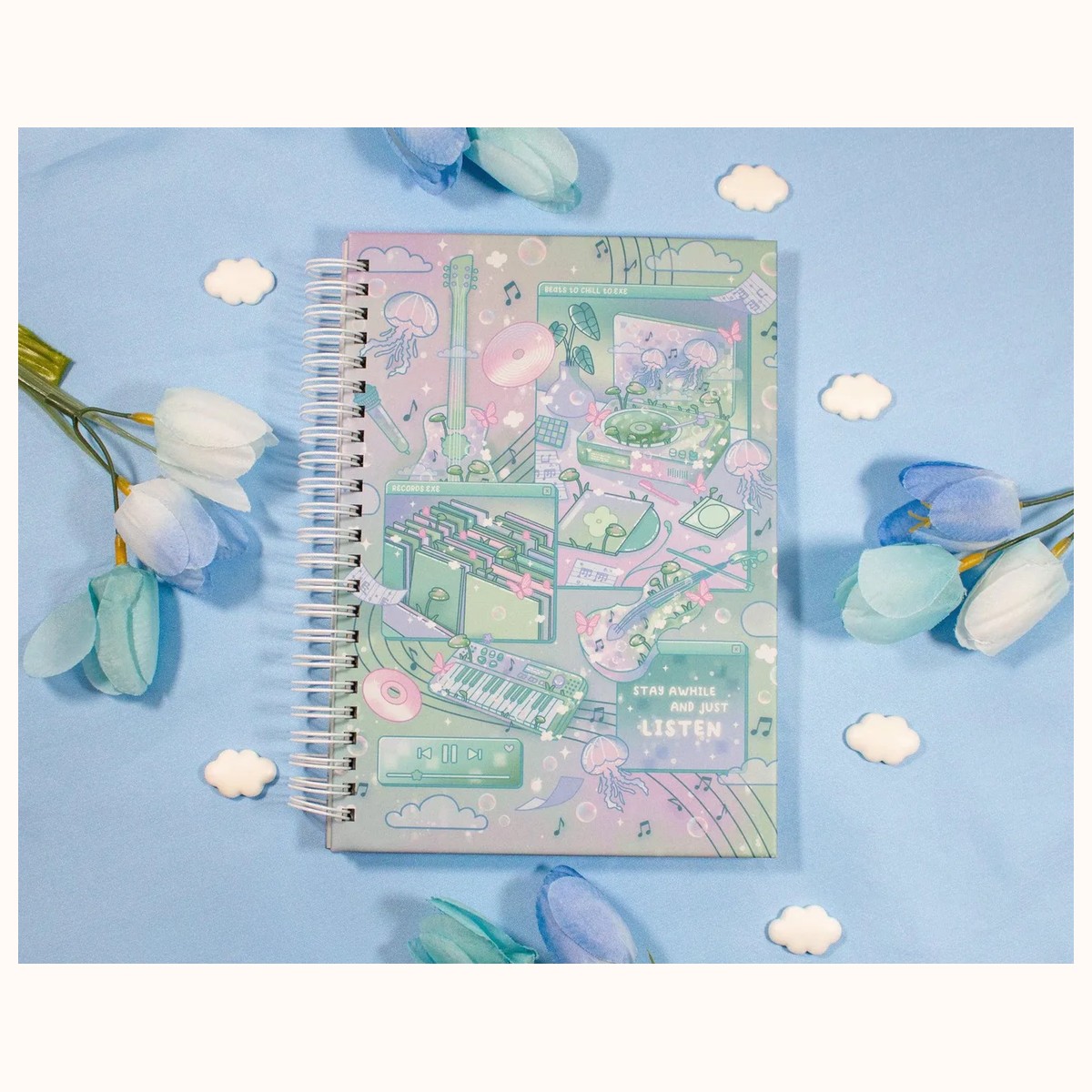 Blooming Records Reusable Sticker Book by Farouk Book Store