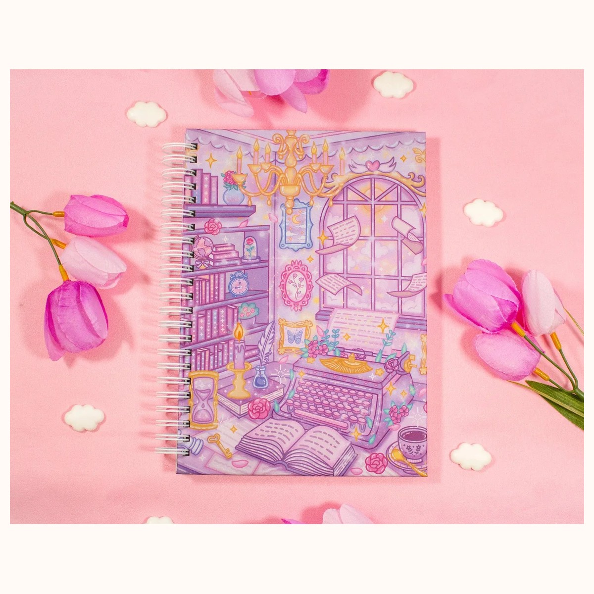 Pastel Academia Reusable Sticker Book, accessories from Farouk Book Store