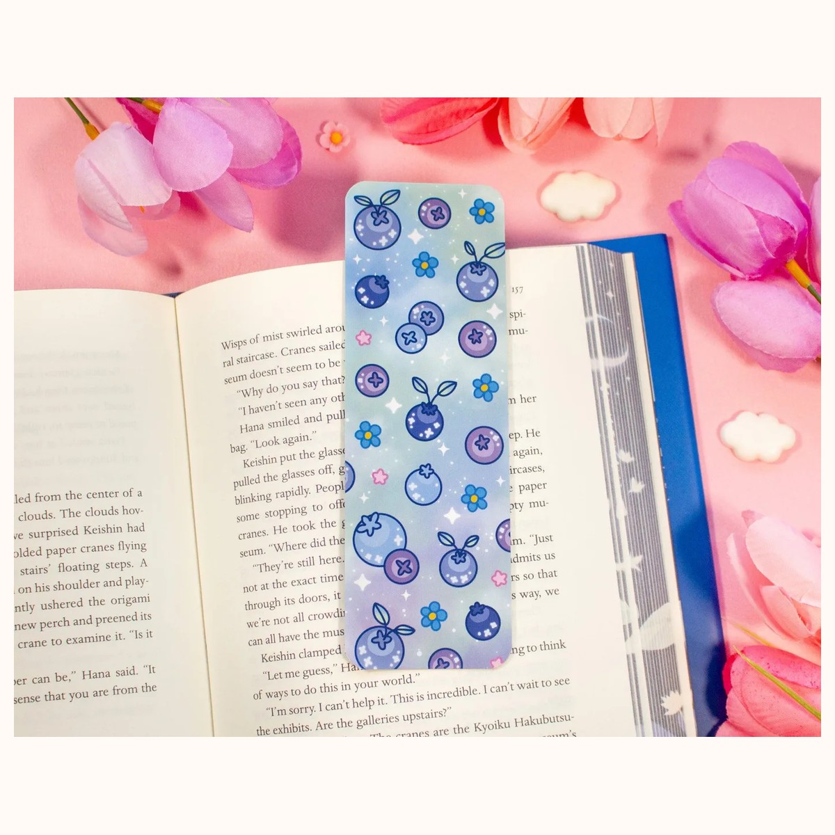 Blueberries Bookmark view 2