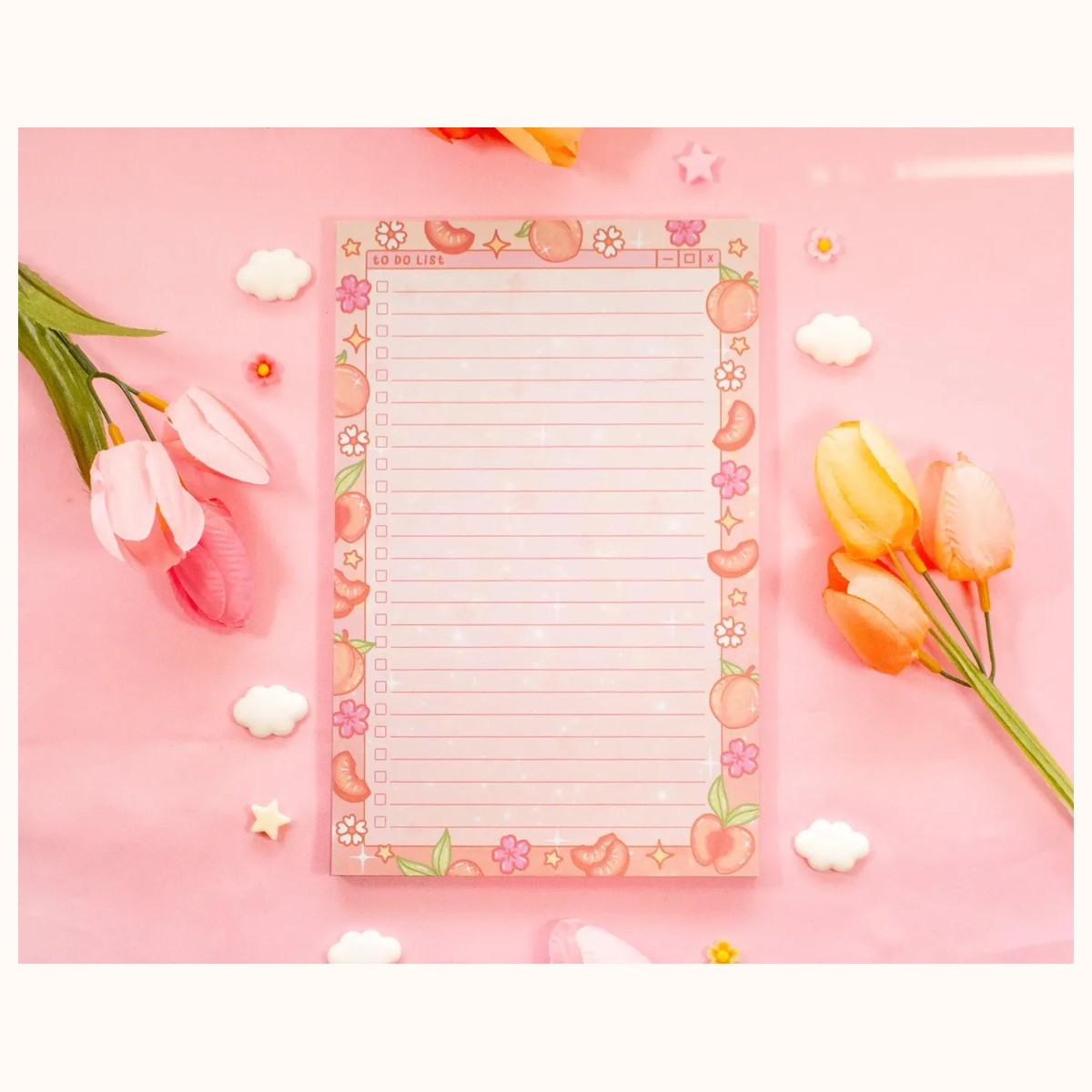 Peaches to Do List Planner Pad, accessories from Farouk Book Store