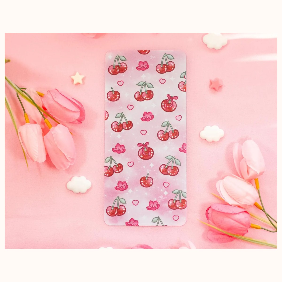 Cherries Reading Log Bookmark view 5