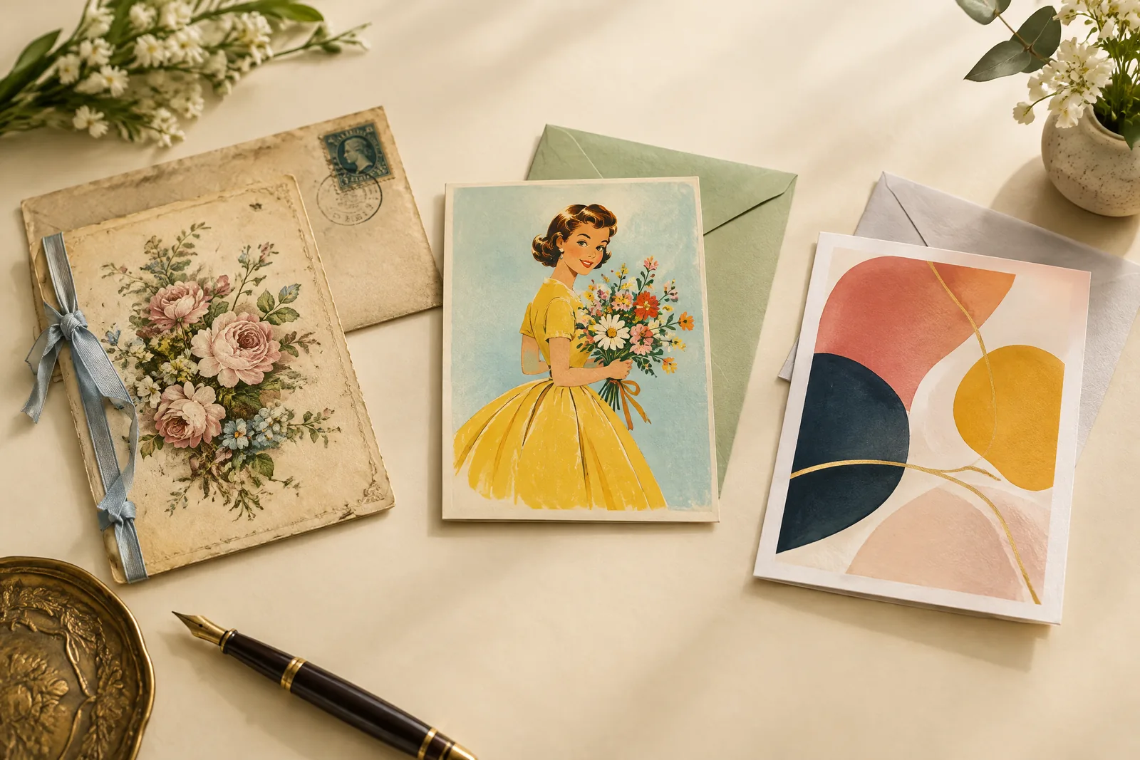 Editorial cover for The History of Greeting Cards and Modern Meaning