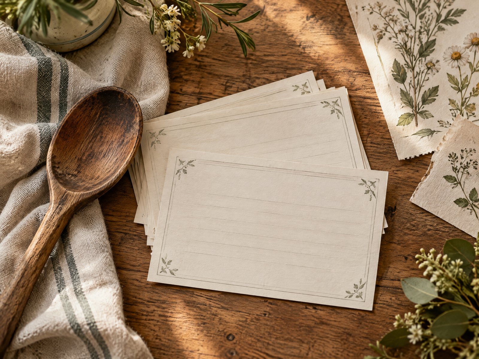 Editorial cover for Family Recipe Memory Cards with Farouk