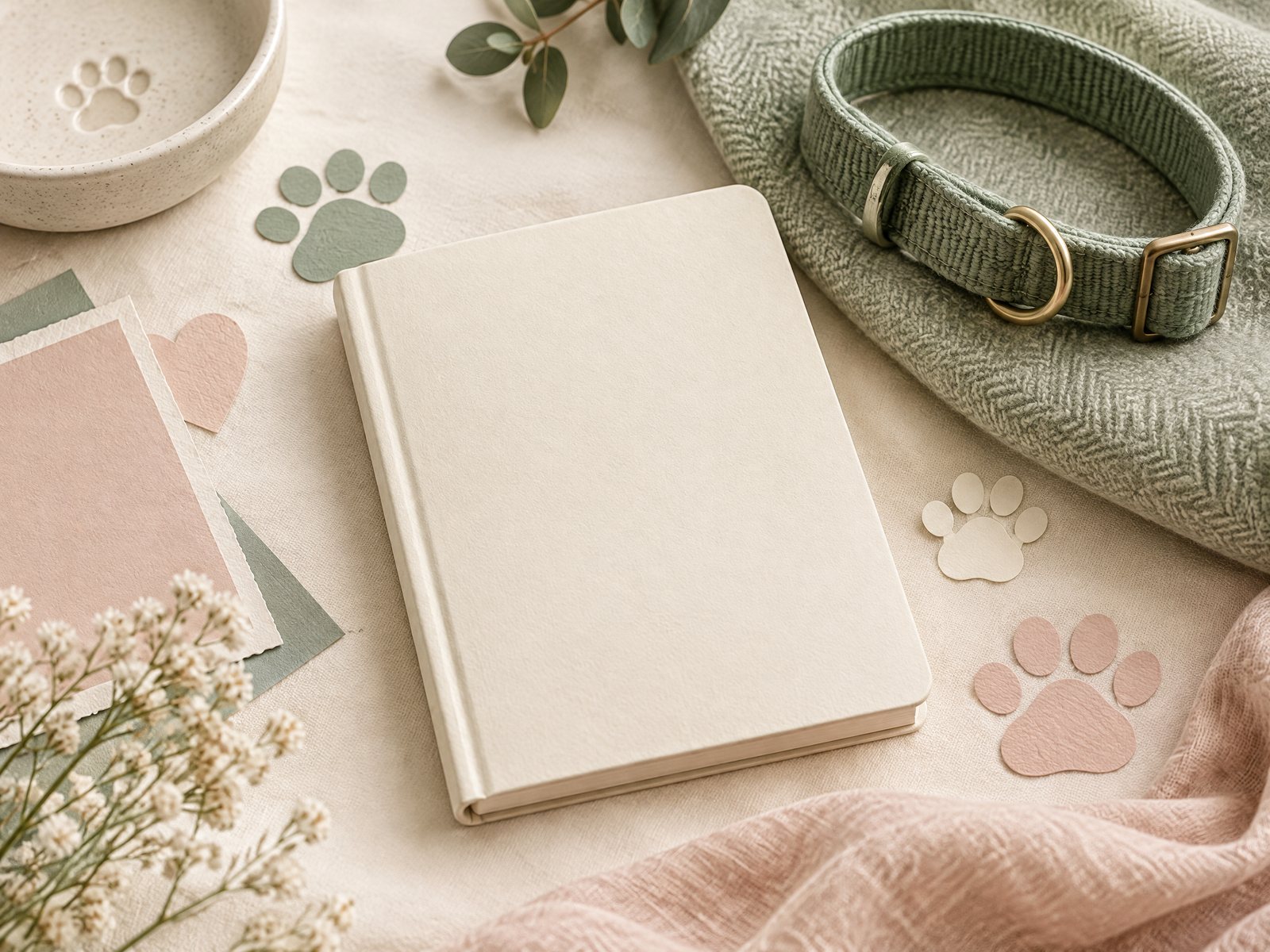Editorial cover for A Pet-Adoption Memory Folio with Farouk